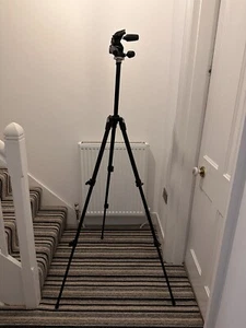 Manfrotto 190XDB Tripod + 804RC2 Pan Tilt Head - Picture 1 of 9