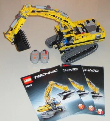 LEGO Technic 8043 Motorized Excavator with Remote Control, + instructions, RARE - Image 1 of 4