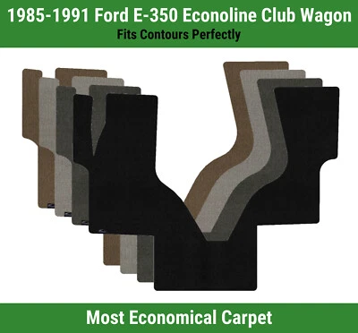 Alfombra de primera fila Lloyd Velourtex para Ford E-350 Econoline Club Wagon 85-91  Foto 1 de 4