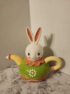  Johanna Parker Primavera Pasqua Coniglietto Teiera CASA DI CARNEVALE  - Foto 1 di 2