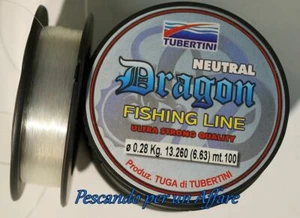 TUBERTINI by Tuga DRAGON NEUTRAL Monofilament 100M Coil. - Picture 1 of 1