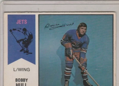 1974 75 OPC O Pee Chee WHA #50 Bobby Hull Winnipeg Jets Chicago Blackhawks HOF - Image 1 of 2