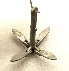 SEACHOICE Folding Grapnel Anchor Galvanized - Weight 1 pound 3 ounce - Picture 1 of 7