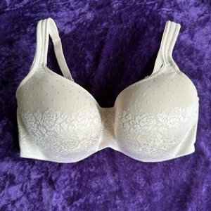 Soma Bra 34DDD Stunning Support Balconet Beige Floral Lined Underwire - Picture 1 of 13