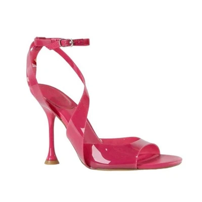 Sandalia Marc Fisher Claudie rosa con tiras de gelatina talla 9,5 nueva con etiquetas precio de venta sugerido por el fabricante 130 USD Foto 1 de 4