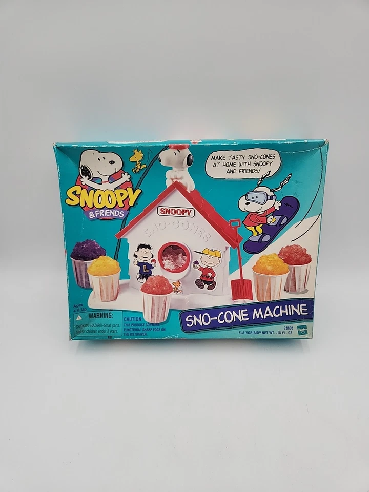 Máquina Hasbro Peanuts Snoopy & Friends Sno-Cone 1999 de colección caja abierta Foto 1 de 3
