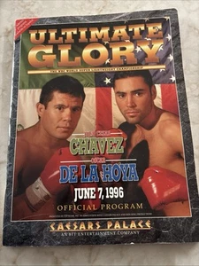 Vintage Boxing Program Julio Cesar Chavez vs. Oscar De La Hoya June 7 '96 Book - Picture 1 of 3