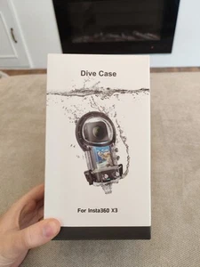 Fotoleey Dive Case für Insta360 X3 - wasserdichtes Gehäuse mit Objektivdeckel & Antibeschlag - Bild 1 von 8