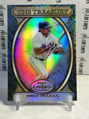 2000 Topps Gold Label The Treasury #T9 Mike Piazza Insert New York Mets Dodgers - Image 1 of 2