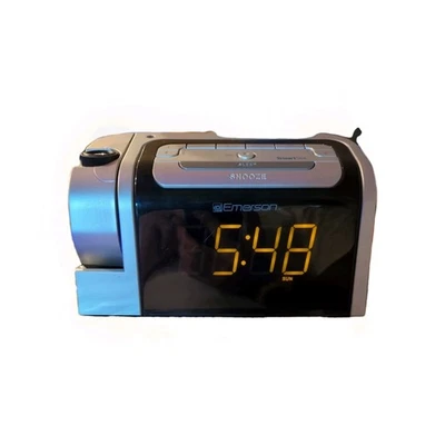 Emerson Smart Set Time Projector Alarm Clock Radio  CKS3518 Tested Projection - Image 1 of 4