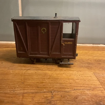 7mm Narrow Gauge/0-16.5 Kit Built Brake Van Ffestiniog Livery - Image 1 of 4
