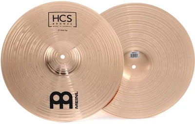 Meinl Cymbals 15-inch HCS Bronze Hi-hat Cymbals - Image 1 of 4