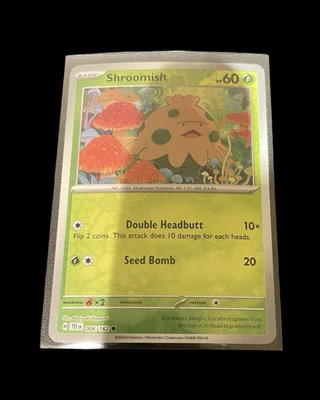 Shroomish 006/162 Sv05: Temporal Forces Reverse Holo E6 - Image 1 of 2