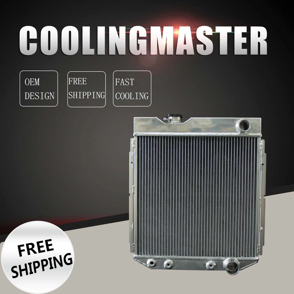 Radiador de 3 filas para Ford Falcon Mustang Mercury Comet 4,3 L 4,7 L V8 1963-1966 AT MT Foto 1 de 4