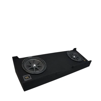 HARMONY ACCESSORY MASTER 07-13 GMC Sierra Crew Cab Truck Kicker Comp C10 Dual 10" Sub Box New Final 2 Ohm