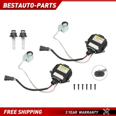 2 Set Xenon Ballast Igniter HID D2S Bulb Kit For 07-15 Infiniti Q40 Q50 G35 G37 - Image 1 of 4
