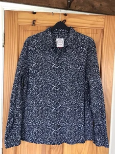 Fat Face Blue Floral Long Sleeve Shirt - Size XL - Picture 1 of 14