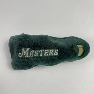 Vintage 2003 Masters Tournament Green Fleece Golf Putter Blade Headcover Cover - Bild 1 von 11