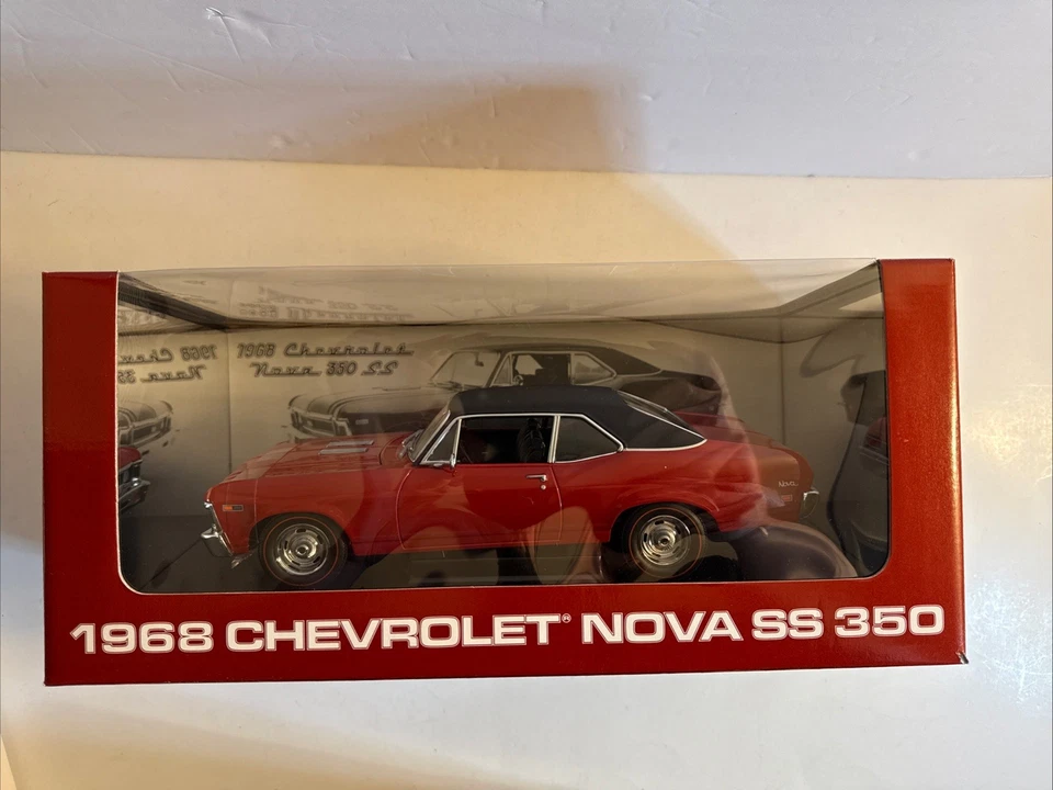 GMP Peach State 1968 Chevy Nova SS 350 Red 8024-1 1:18 Diecast Limited Edition - Image 1 of 4