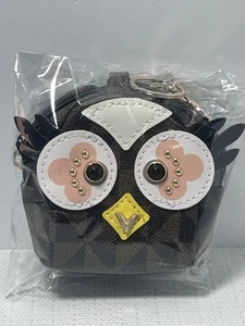 NUEVO Lindo Dije Búho Blanco Llavero Mini Monedero Bolsa Bolso - Imagen 1 de 9