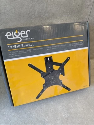 Elger Electrical TV Wall Bracket 17-46” Swivel Tilt Extendable VESA 400x400 - Image 1 of 4