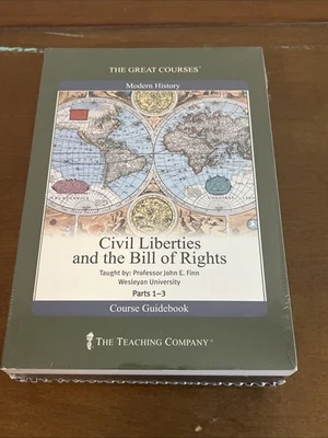 GREAT COURSES: CIVIL LIBERTIES & THE BILL OF RIGHTS Guidebook DVD Parts 1-3 NEW - Image 1 of 3