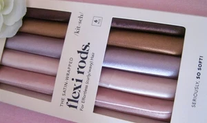 "6 STÜCK SATINUMWICKELTE FLEXSTÄBE FÜR LOCKIGES HAAR - SO WEICH UND EINFACH ZU BEDIENEN" - Bild 1 von 8