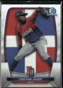 2023 Bowman Chrome #WBC-33 Cristian Javier WBC Flag Refractor /499 - Bild 1 von 2