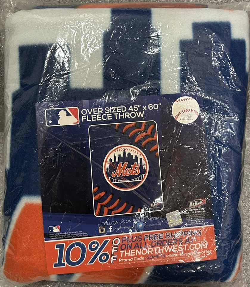 Manta polar New York NY Mets SGA edición limitada 45 x 60 pulgadas  Foto 1 de 1