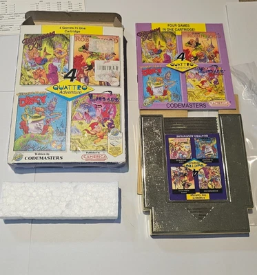 4 Quattro Adventure NES (CIB) all pictured inserts - Image 1 of 4