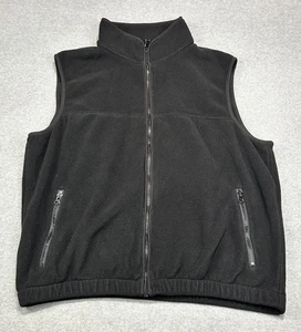 Chaleco polar Eddie Bauer para hombre XLT alto de colección Y2K Polartec cremallera completa bolsillos con cremallera - Imagen 1 de 7