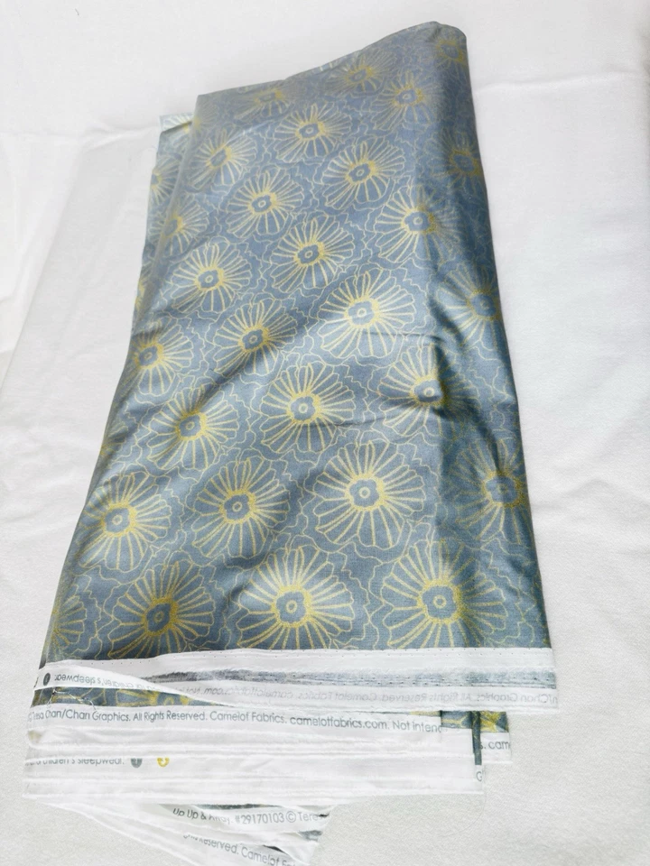 Quilt Shop Calidad Metálico Floral Algodón Camelot, 13 Yardas Tela Edredón Premium Foto 1 de 4