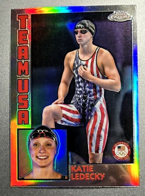 2024 Topps Cromo Equipo Olímpico de Estados Unidos EE. UU. 1984 Inserto - ¡Completa tu conjunto! Foto 1 de 3