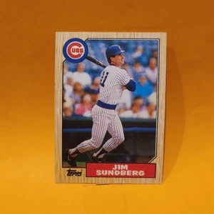 1987 Topps Traded #119T Jim Sundberg Chicago Cubs Baseball Card - Picture 1 of 2