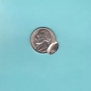 No Date D DOUBLE STRUCK Error Nickel UNCIRCULATED - Picture 1 of 2