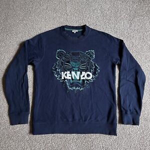 Kenzo Sweatshirt Embroidered Tiger Adult Size Small Jumper Crewneck