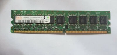 Hynix 2GB (2x 1GB) 2Rx8 PC2-5300E-555-12 HYMP512U72CP8-Y5 AB-C, MemTest86 Dell - Image 1 of 2