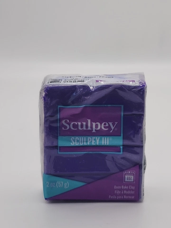 Sculpey III полимерная глина 2 унц - фиолетовый, 513  - Изображение 1 из 1