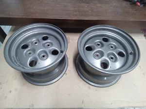 2001 01 ARCTIC CAT 500 REAR WHEELS WHEEL PAIR SET - Picture 1 of 5
