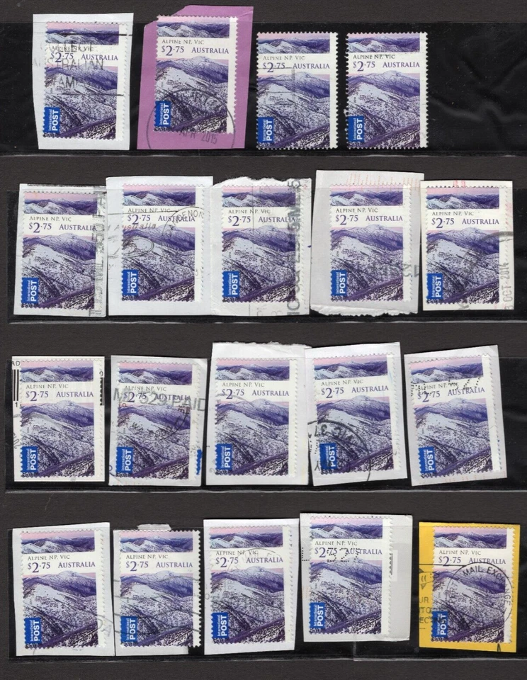 2014 International Post Australia $2.75 Alpine Victoria Used Lot x 19 - Image 1 of 1
