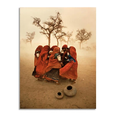 DANIELE ART ITALIA Quadro stampa su tela con vernice effetto dipinto - Steve McCurry