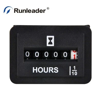 (AC110 to 250V)Mechanical Hour Meter TOT Track Engine for Lawn Mower Tractor - Image 1 of 4