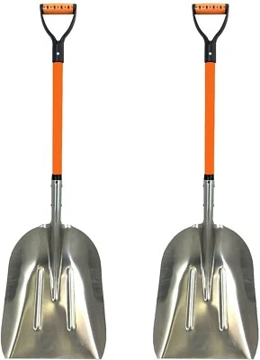 2Pack Ashman Aluminium Snow Shovel with Large Head and Durable Handle - Image 1 of 4