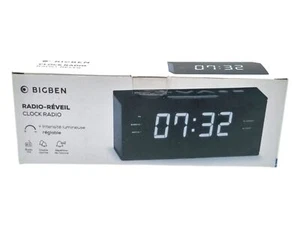BigBen RR60NG Dual Alarm Clock Radio Schwarz Modern & Funktional - Bild 1 von 1