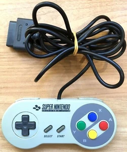MANETTE OFFICIELLE SUPER NINTENDO SNES PAL EURO CONTROLLER GAME PAD - Bon état - Foto 1 di 7