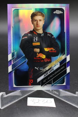 2021 Topps Chrome Formula 1 - F2 Racers Future Stars Purple Refractor #69... - Image 1 of 2