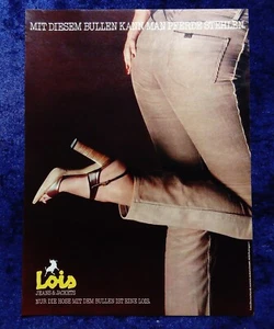 Lois Cord Jeans, originale Werbung aus 1978 - Picture 1 of 1