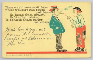 AK Männer rauchen, Vintage Werbung. PM 1906 - Bild 1 von 2