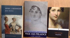 Jane Austen PB Books : Pride & Prejudice, Sense & Sensibility, Mansfield Park - Picture 1 of 7
