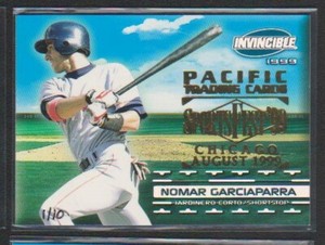 1999 PACIFIC INVINCIBLE SPORTSFEST EMBOSSED NOMAR GARCIAPARRA RED SOX SP #01/10!